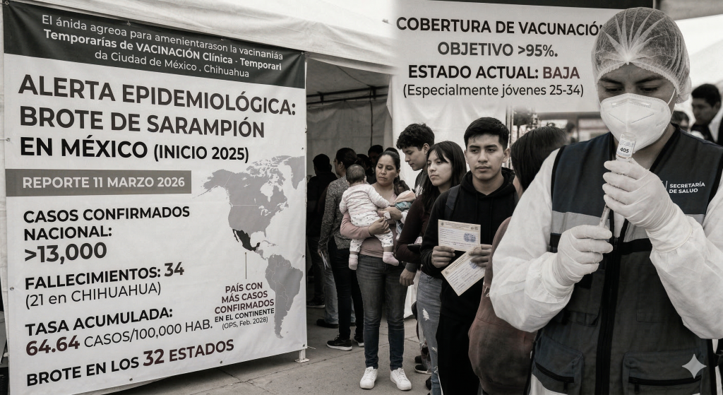 Sarampión en México: crisis sanitaria y fallas en la gestión pública