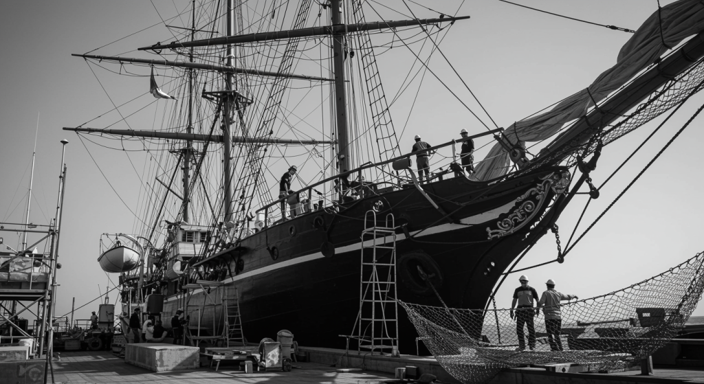 El Buque Escuela Cuauhtémoc se Prepara para su Crucero de Instrucción El Buque Escuela Cuauhtémoc se Prepara para su Crucero de Instrucción