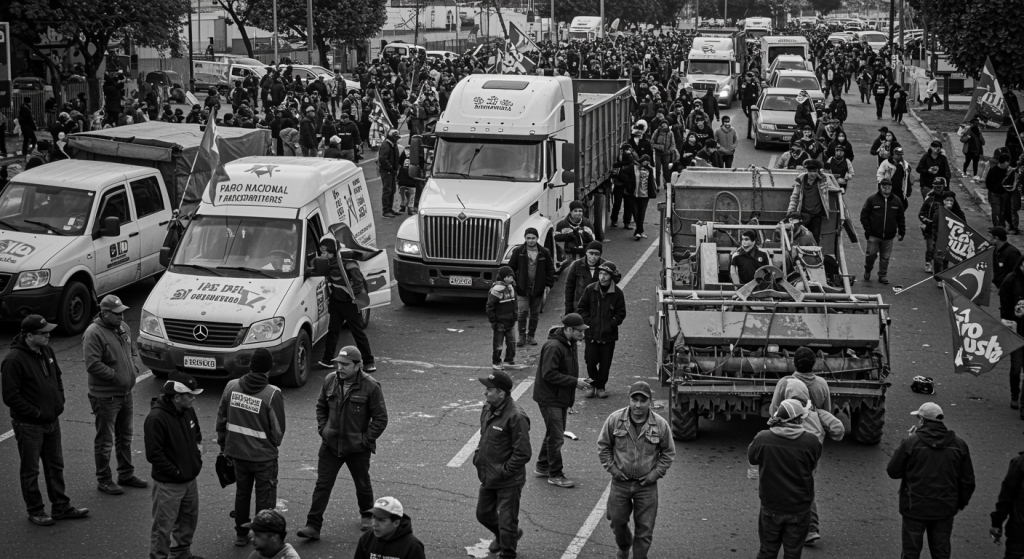 Paro Nacional de Transportistas y Agricultores: Un Llamado a la Acción Paro Nacional de Transportistas y Agricultores: Un Llamado a la Acción