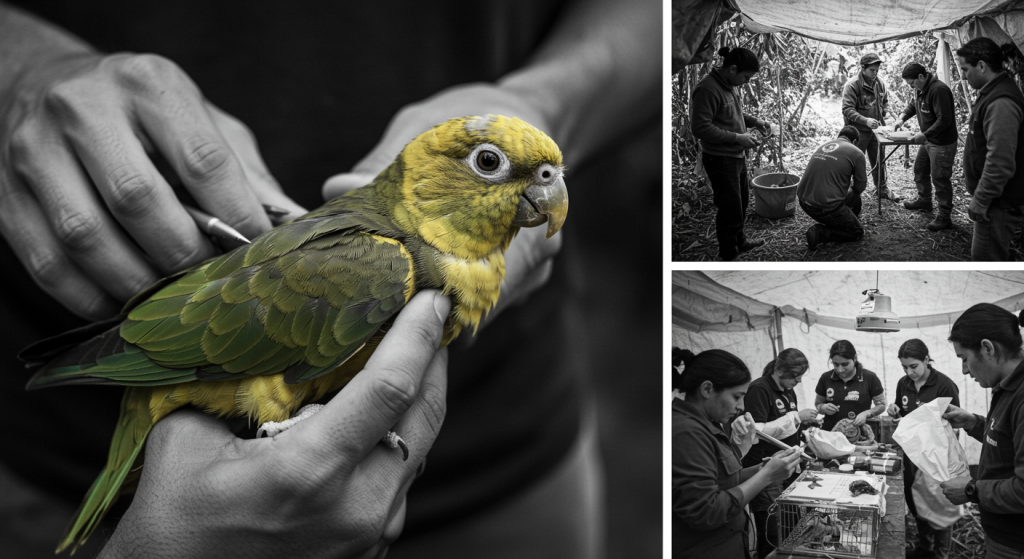 Rescate de Loros Cabeza Amarilla: Una Operación Internacional por la Conservación